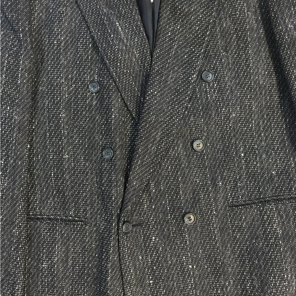 Antonio Parilla Men’s Northern Mariana Black/White Sport Coat Blazer -44L - Picture 4 of 8